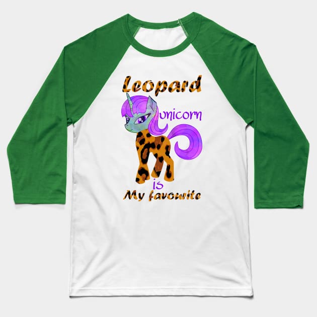 Leopard unicorn . This is the new unicorn Baseball T-Shirt by OsOsgermany